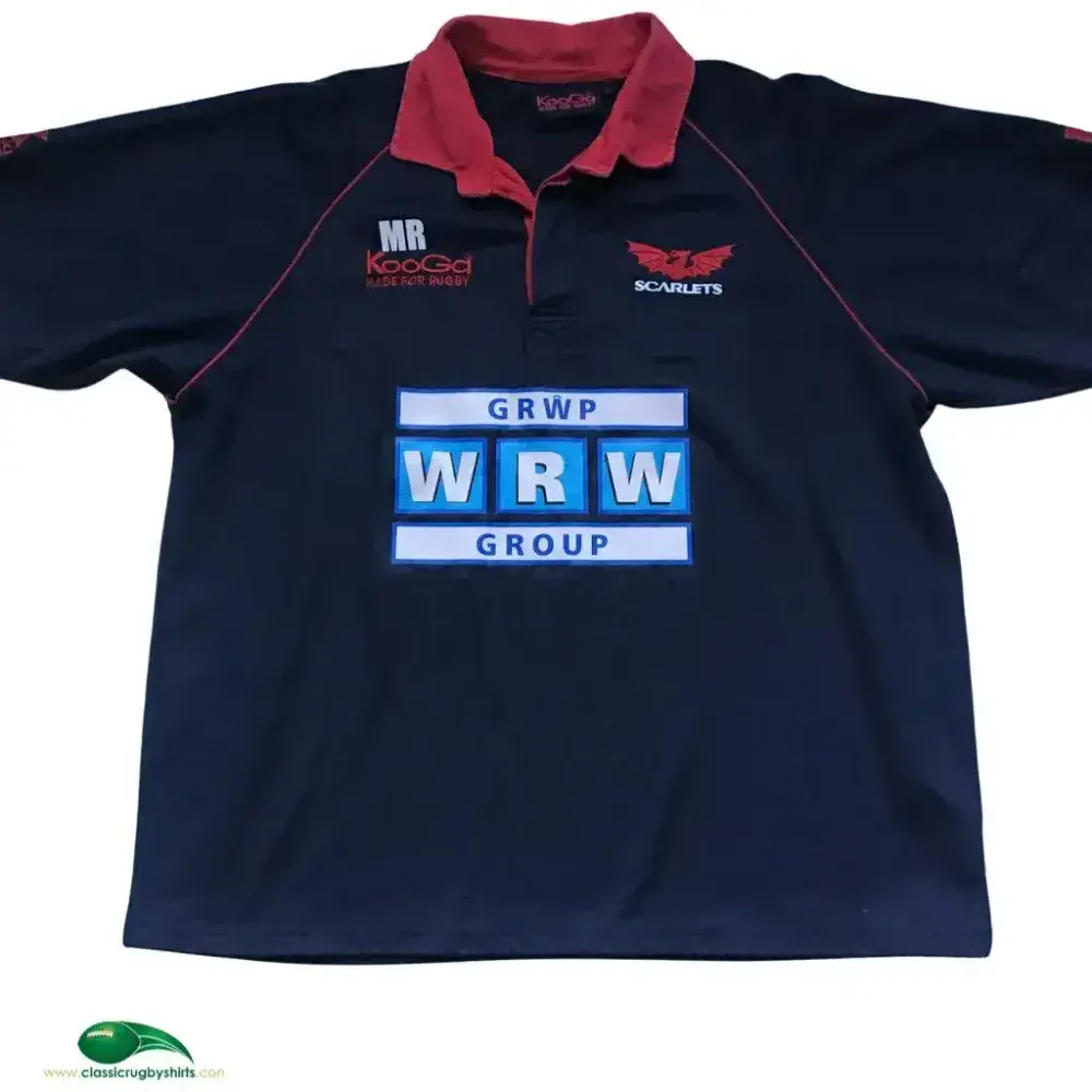 Classic Rugby Shirts 2008 2009 Scarlets Vintage Old Jerseys