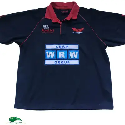 2008 2009 Scarlets MR Player Rugby Training Shirt 2XL
