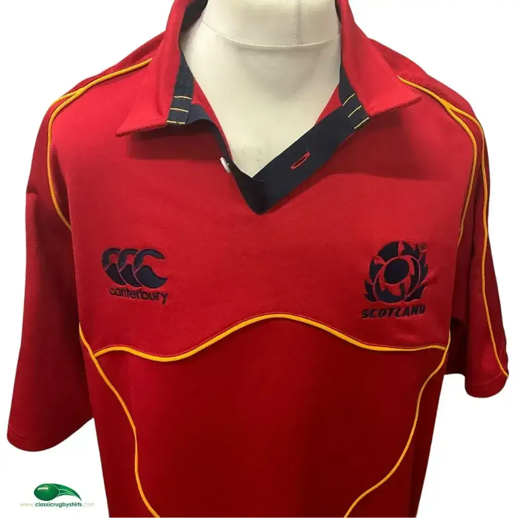 ウェア Scotland 2007-08 VTG Rugby Shirt XL 2008/09 Scotland Rugby Shirt - Vintage Old Training Jerseys