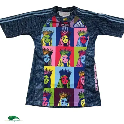 2008 2009 Stade Francais Andy Warhol Rugby Union Shirt Adults Medium