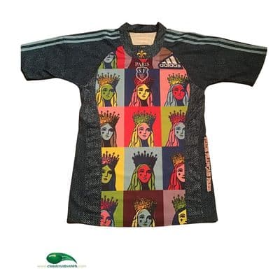 2008 2009 Stade Francais Warhol Rugby Shirt Medium