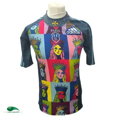 2008 2009 Stade Francais Warhol Rugby Union Shirt Adults Medium Jersey