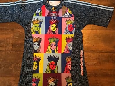 2008 2009 Stade Francais Warhol Rugby Union Shirt Medium
