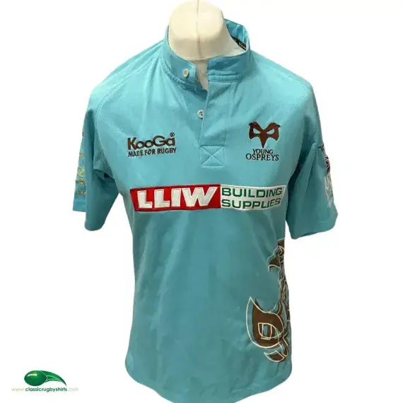 Young Ospreys 2008/09 Rugby Shirt - Kooga - Adults Small