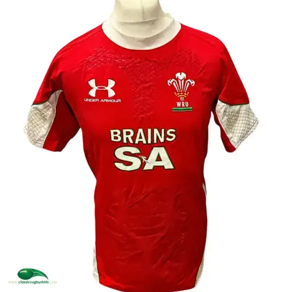 2008/10 Wales Rugby Shirt | old Official Under Armour Jersey