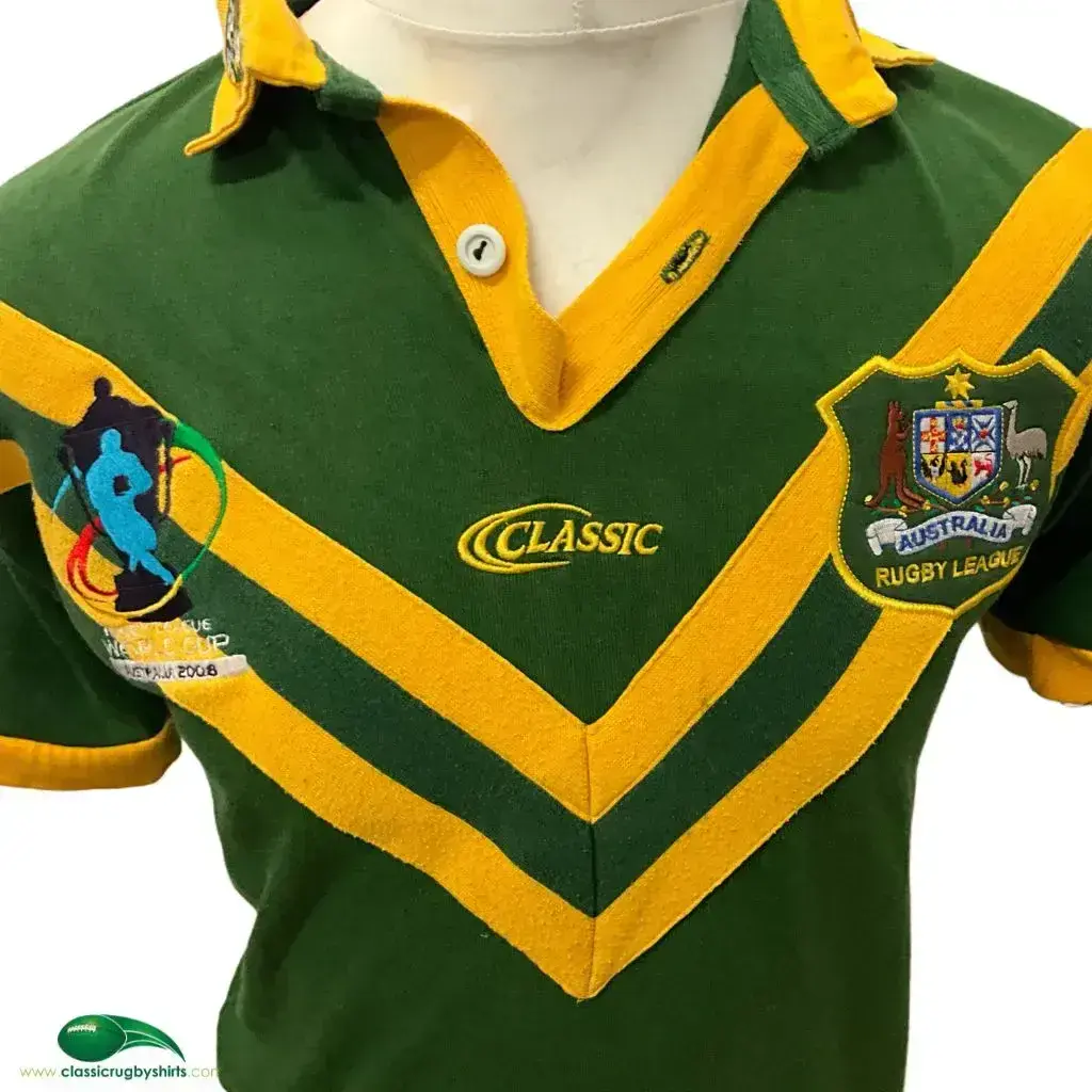 Classic Rugby Shirts | 2008 Australia Kangaroos RLWC Vintage Old