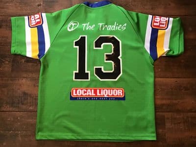 2008 Canberra Raiders No 13 Rugby League Shirt 2XL