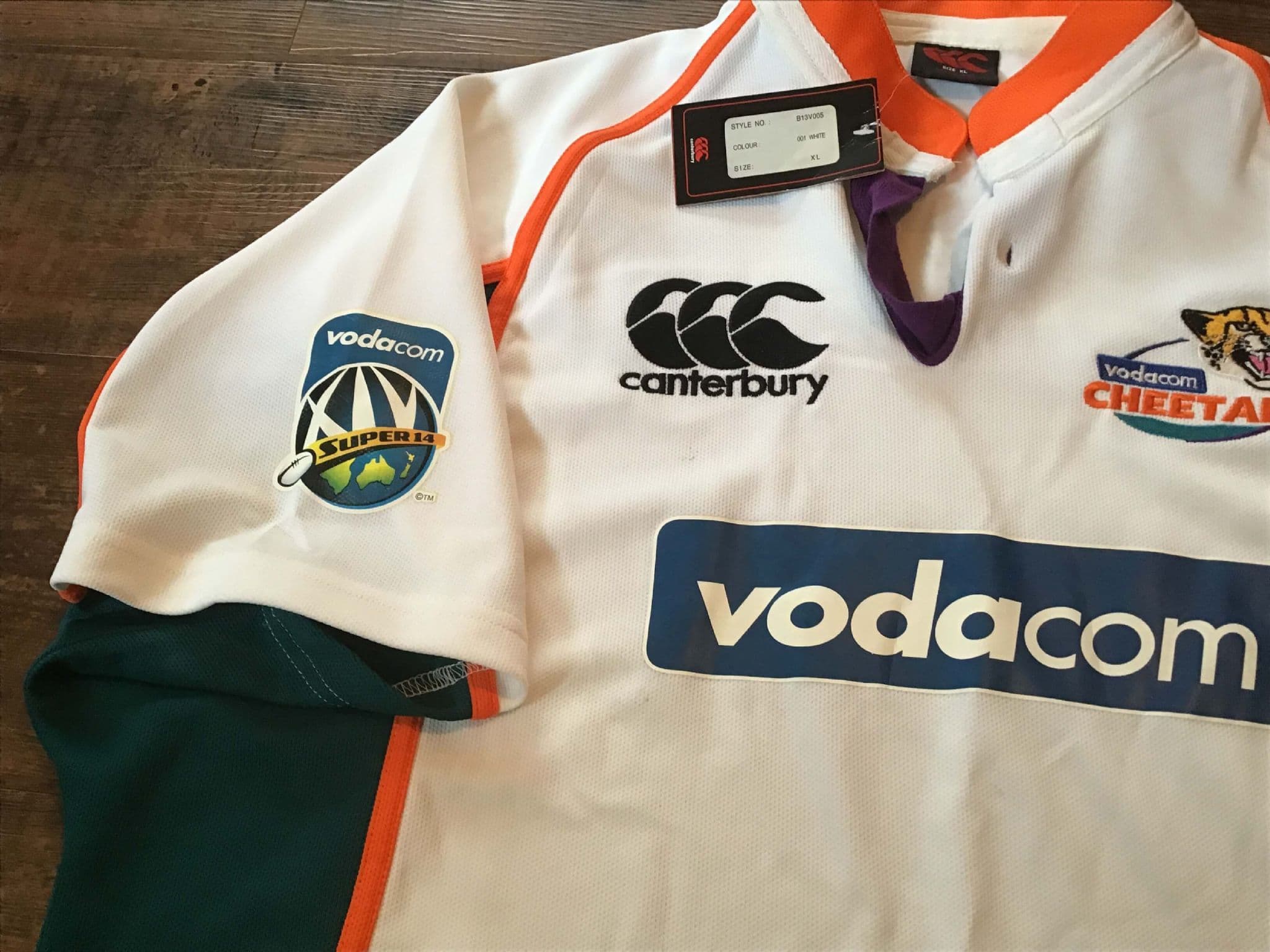 Maillot De Rugby Vodacom Cheetahs Canterbury - Taille L, Occasion