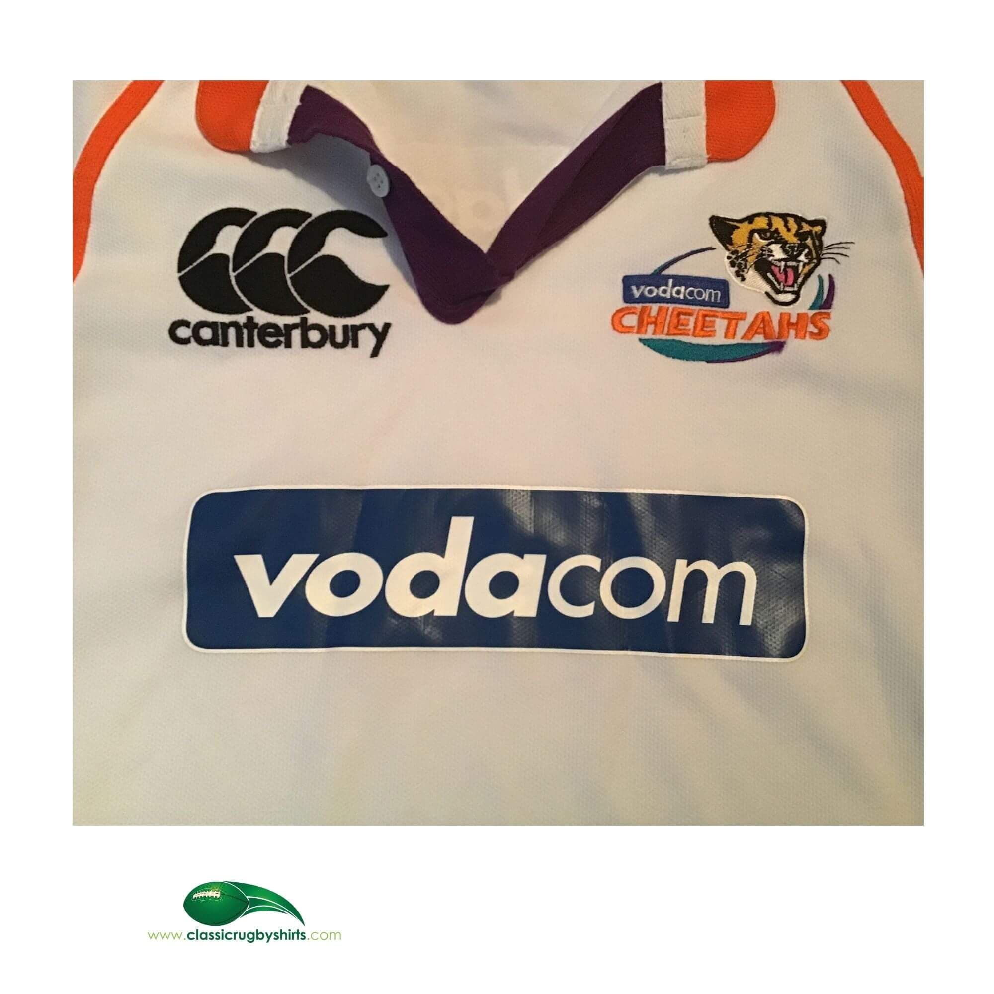 Maillot De Rugby Canterbury Vodacom Cheetahs – Taille L – Occasion Bon état