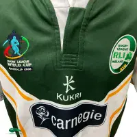2008 Ireland Vintage Rugby Shirts Old RL World Cup League Jerseys