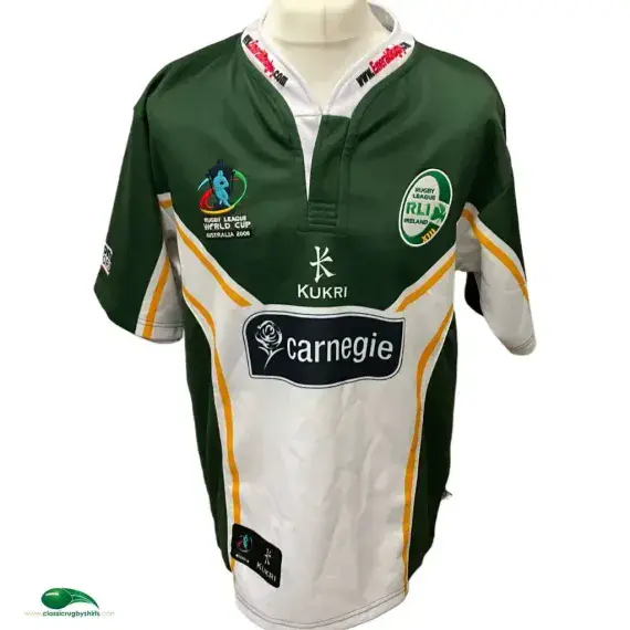 2008 Ireland Vintage Rugby Shirts Old RL World Cup League Jerseys