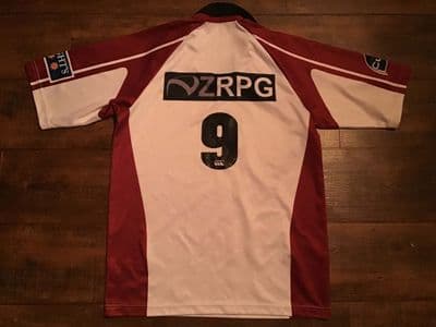 2008 North Harbour No 9  Match Worn Rugby Union Shirt Medium