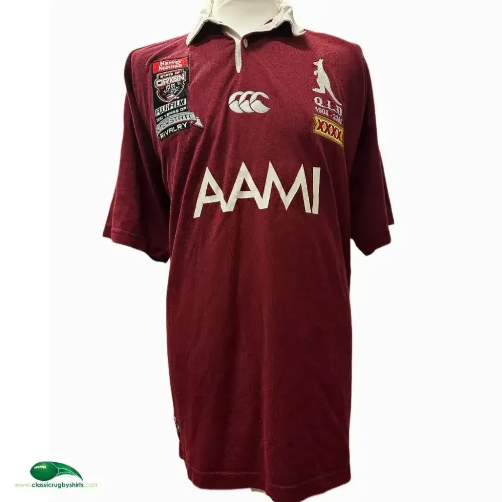 Origin Rugby Kit Classic Rugby Shirts | 2008 Queensland State of Origin Vintage Old Jerseys