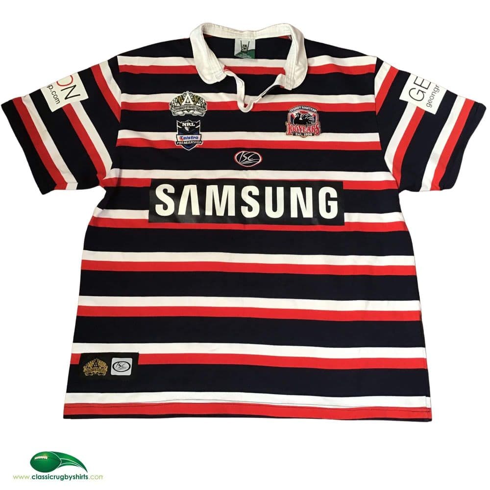 World Rugby Shirts 2008 Sydney Roosters Vintage Old Jerseys