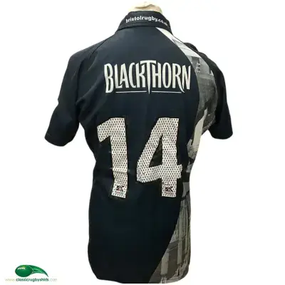 2009 2010 Bristol No 14 Match Worn Rugby Shirt XL