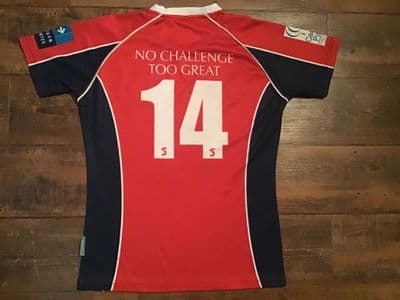 2009 2010 Doncaster Knights No 14 Rugby Union Shirt XL