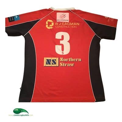 2009 2010 Doncaster Knights No 3 Rugby Union Shirt 5XL