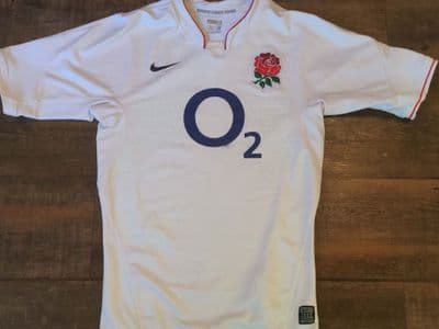 2009 2010 England Pro Player Fit Rugby Union Shirt Adults Medium Jersey (1)