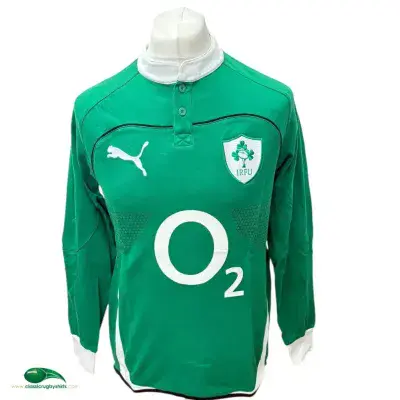2009 2010  Ireland L/s Rugby Shirt Medium