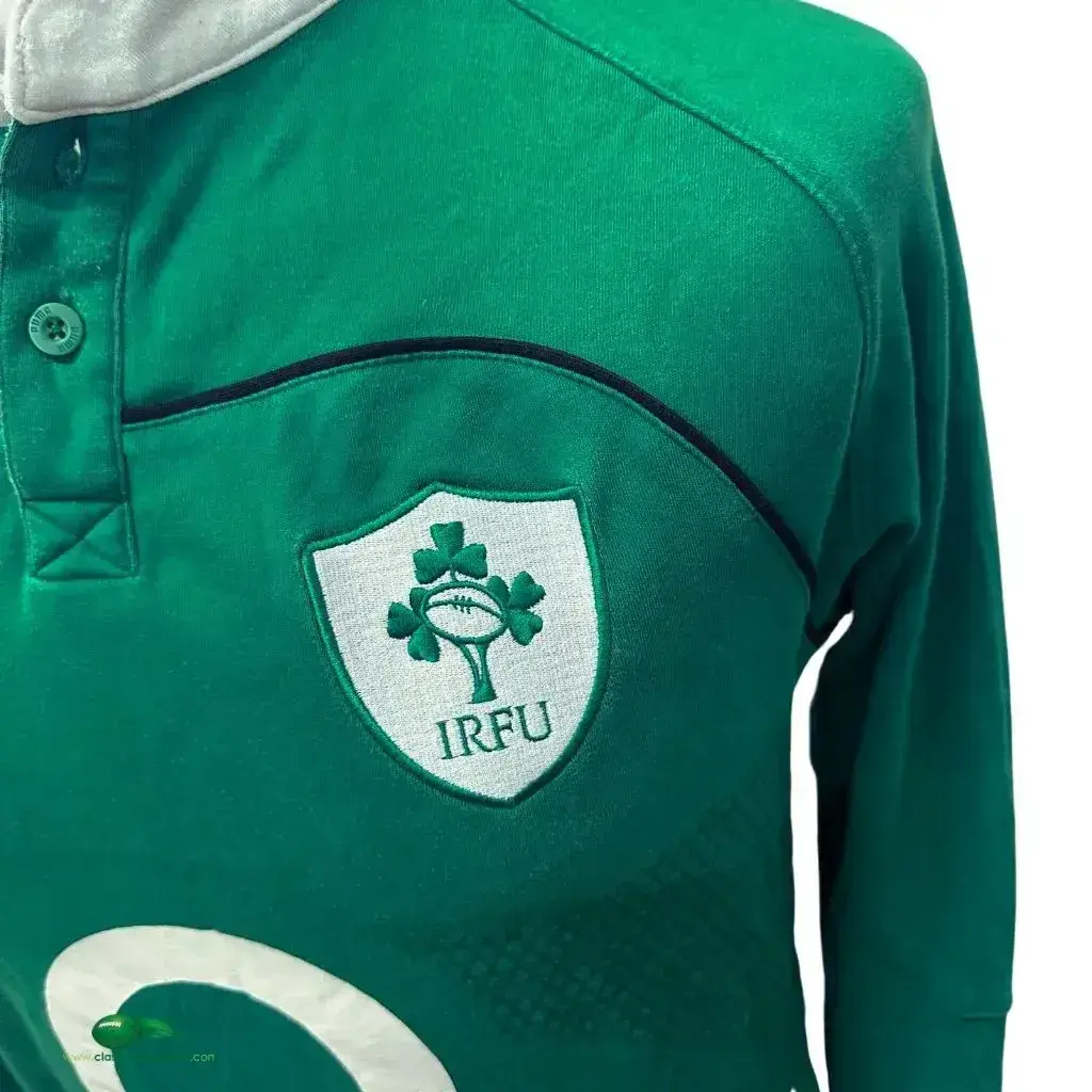 【美品！XL】2009〜10 Ireland L/s Rugby Shirt 2009 2010 Ireland Vintage Rugby Shirts