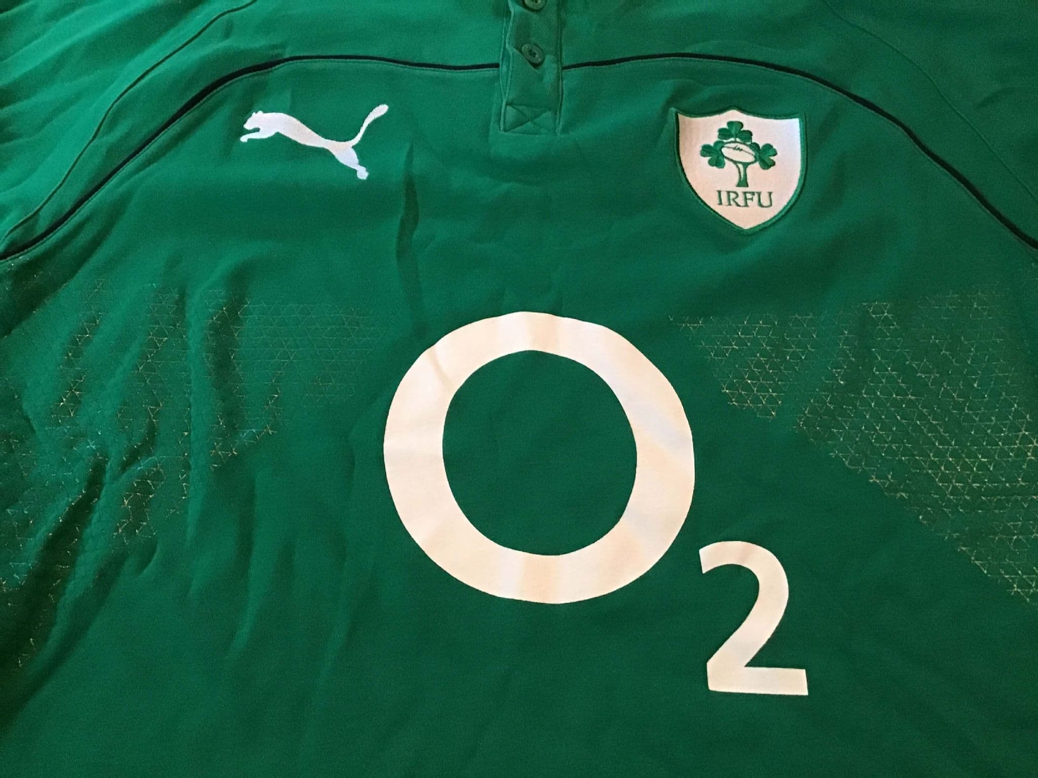 【美品！XL】2009〜10 Ireland L/s Rugby Shirt Classic Rugby Shirts | 2009 Ireland Old Vintage Retro Jersey
