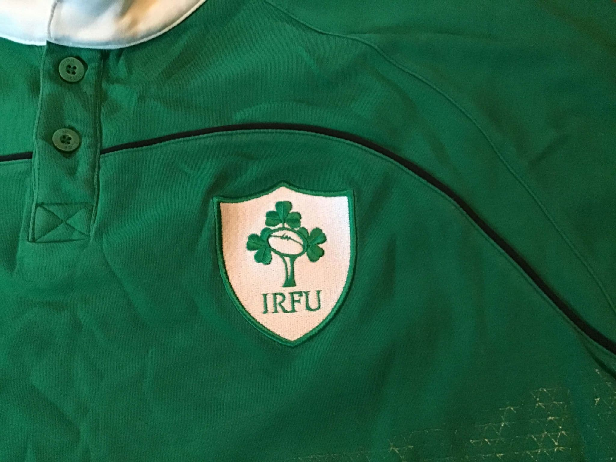 【美品！XL】2009〜10 Ireland L/s Rugby Shirt 2009 2010 Ireland Vintage Rugby Shirts