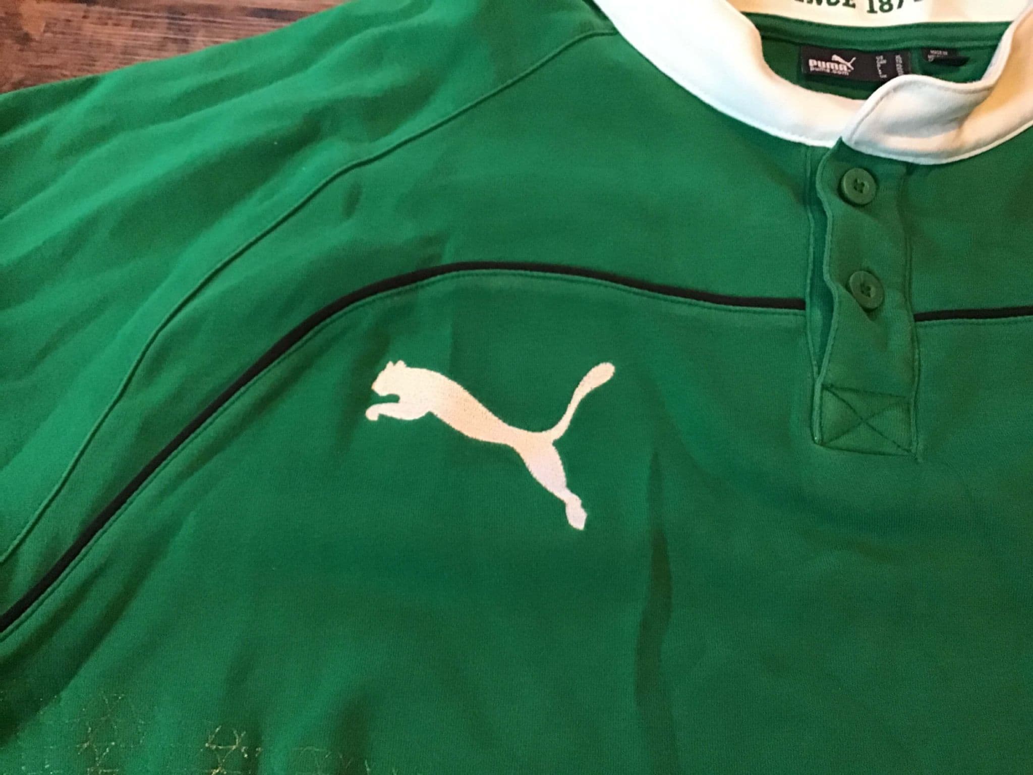 【美品！XL】2009〜10 Ireland L/s Rugby Shirt 2009 2010 Ireland Vintage Rugby Shirts