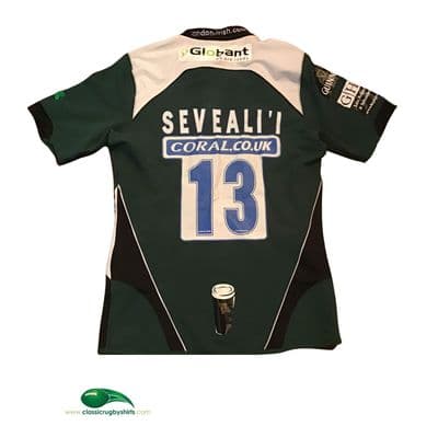 2009 2010 London Irish Seveali'i Player Rugby Union Shirt XL