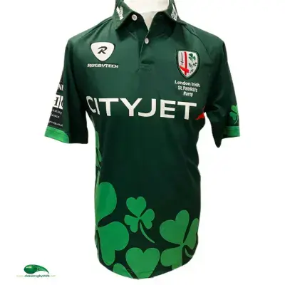 2009 2010 London Irish St Patricks Party Rugby Union Shirt Large