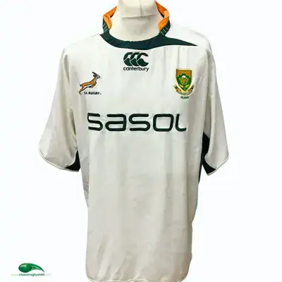 2009 2010 South Africa Rugby Away Shirt 2XL