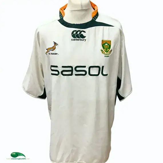 World Rugby Shirts | 2009 2010 South Africa Old Vintage Away Jerseys
