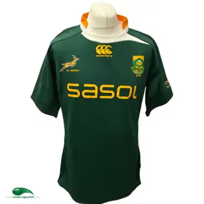 2009 2010 South Africa Rugby Union Pro Shirt 2XL