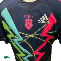 2009/10 Stade Francais Rugby Shirt | Old Official Adidas Jersey - Vintage Classic Rugby Shirts