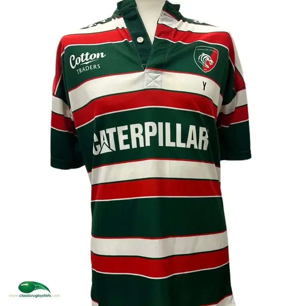 Maillot Rugby Leicester Tigers 2006 – Cotton Traders – Taille XL – Bordeaux – état Très Bon