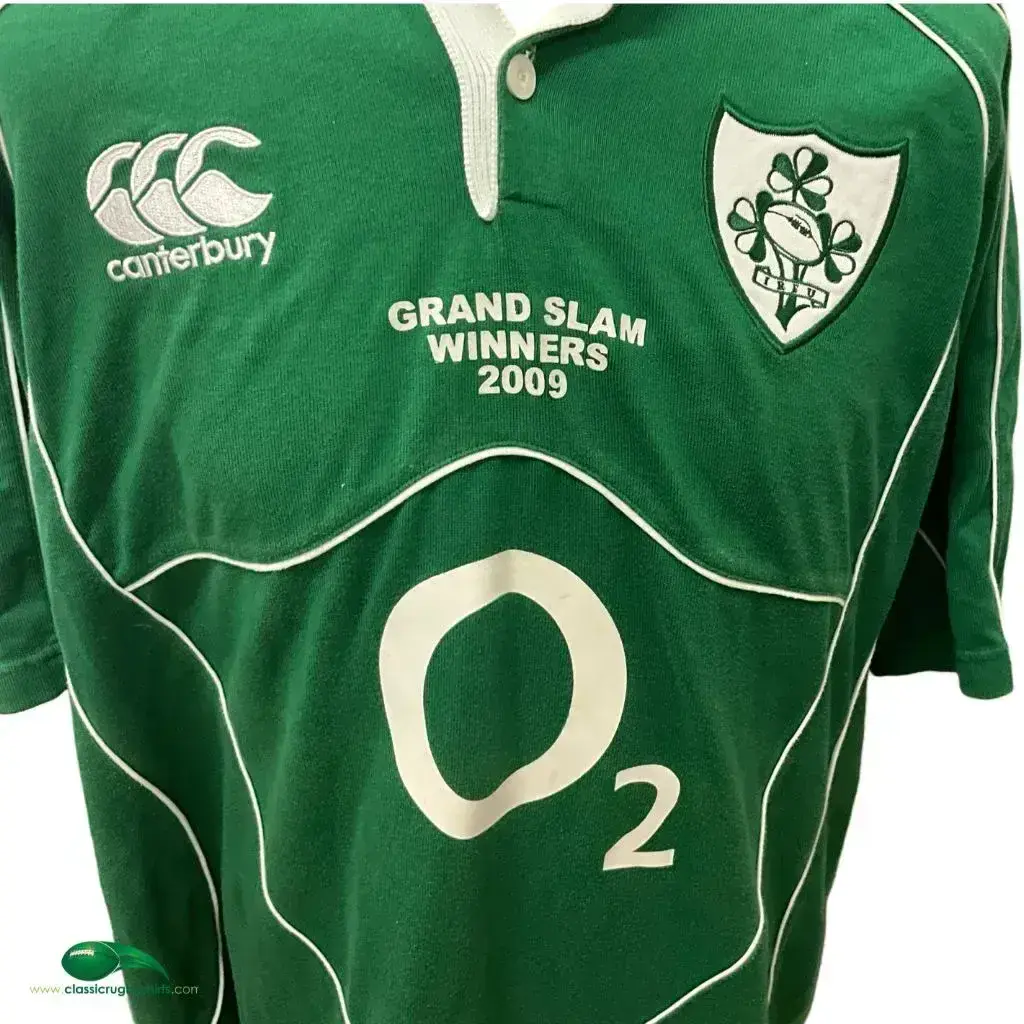 2009 Ireland Grand Slam Classic Rugby Shirts Old Vintage Jerseys