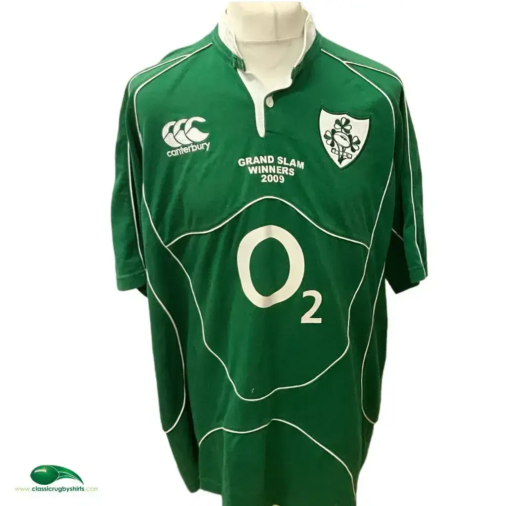 2009 Ireland Grand Slam Classic Rugby Shirts Old Vintage Jerseys