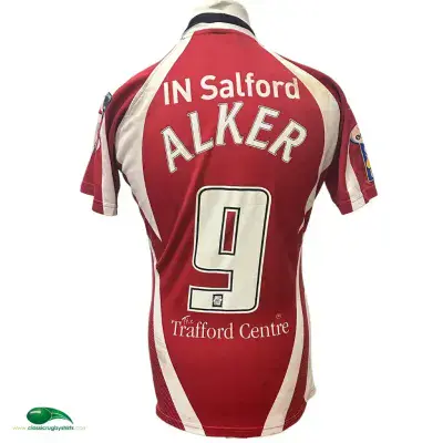 2009 Salford City Reds Alker Players Rugby Shirt Large