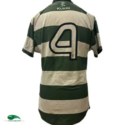 2009 Swansea University No 4 Match Worn Rugby Union Shirt Medium