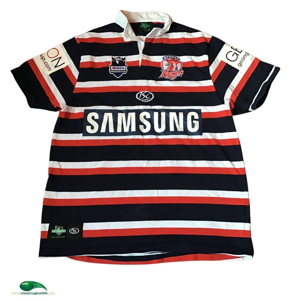 World Rugby Shirts 2009 Sydney Roosters Vintage Old Jerseys