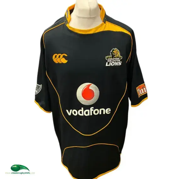 2009 Wellington Lions Classic Rugby Shirts | Vintage Old Jerseys