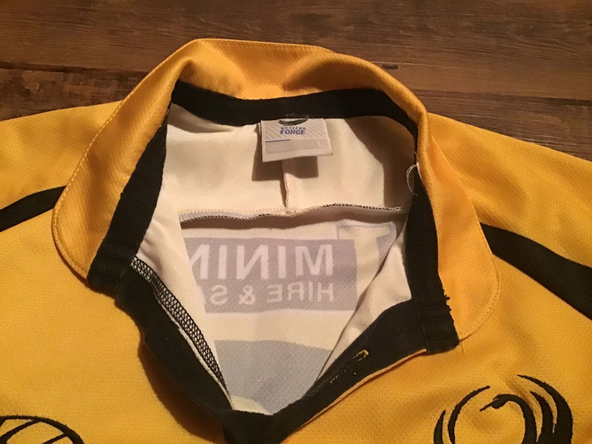 Western Force ラガーシャツ イエロー Classic Rugby Shirts | 2009 Western Force Vintage Old Retro Jerseys