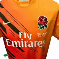 2010/11 England 7s Rugby Shirt | Old Official Nike Jersey