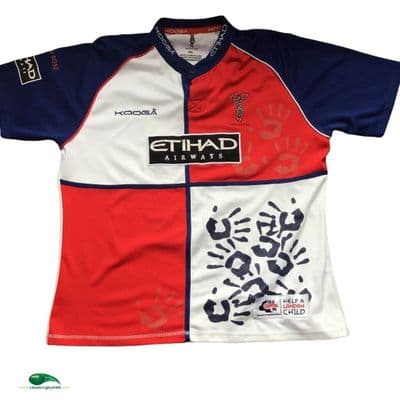 2010 2011 Harlequins Big Game 3 Charity Rugby Union Shirt 3XL