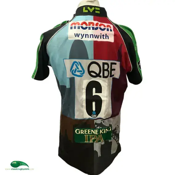 2010 Harlequins Player Issue Rugby Shirt Vintage Old Jerseys