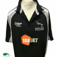 2010/11 Newcastle Falcons Rugby Shirt | Official Cotton Traders Jersey