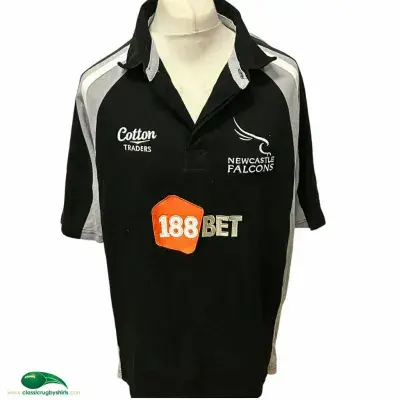 2010 2011 Newcastle Falcons Rugby Shirt XL