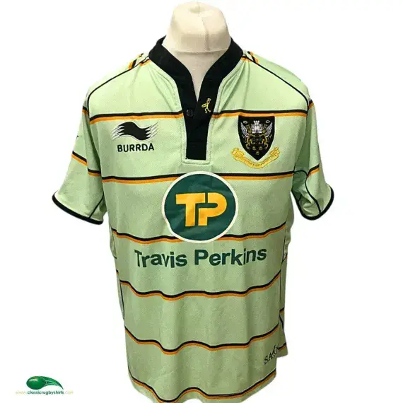 2010/11 Northampton Rugby Shirt | Old Official Burrda Sport Jersey