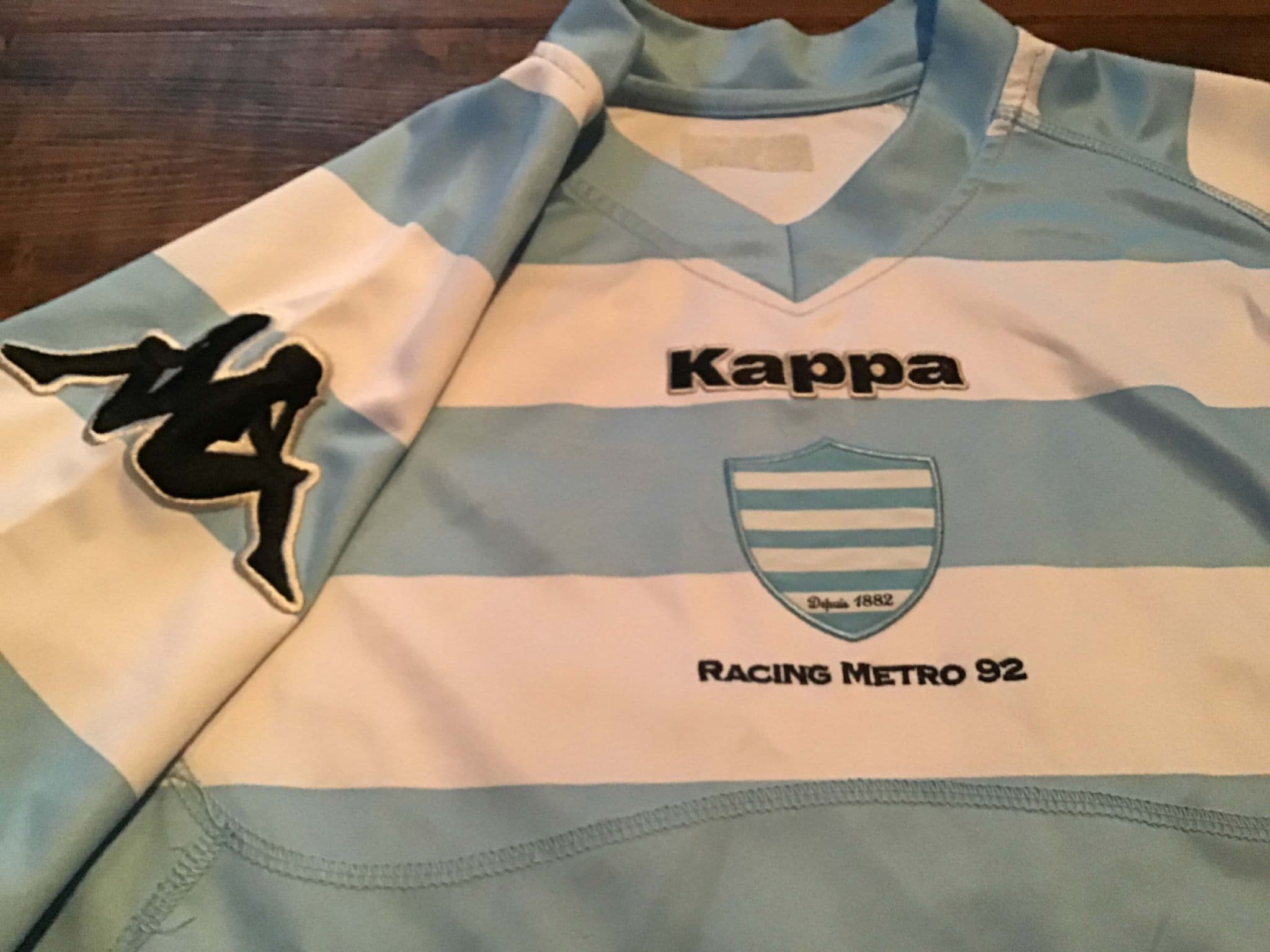 Maillot De Rugby Vintage Racing Métro 92 – Kappa – Taille S – Collection