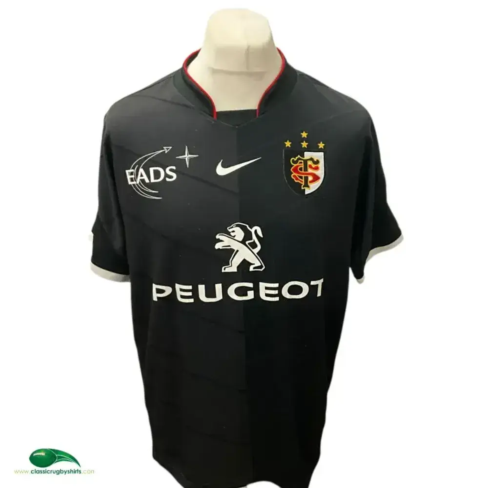 T-Shirt Rugby Stade Toulousain Héritage Noir Nike T-Shirt Rugby Stade Toulousain Héritage Noir Nike
