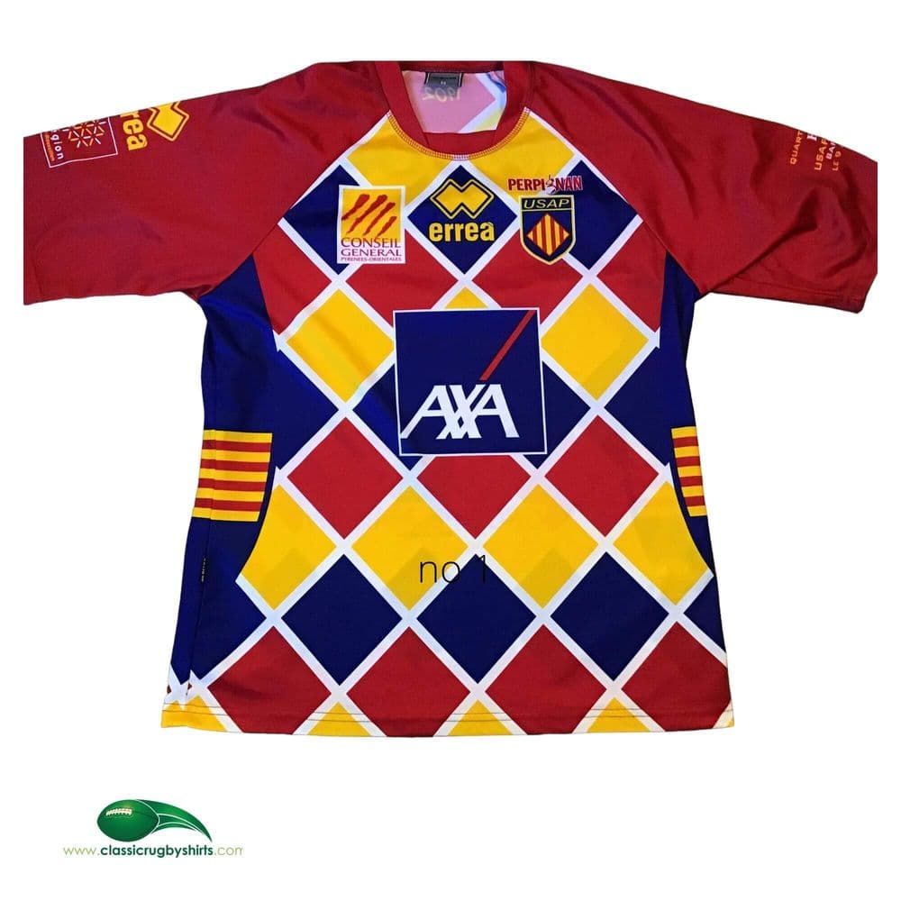 Maillot Rugby enfant USAP Perpignan Extérieur 2025/2026 - Adidas Maillot Rugby enfant USAP Perpignan Extérieur 2025/2026 - Adidas
